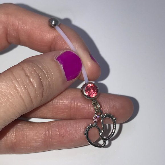 Little Feets Pregnancy Belly Rings - Picture 5 of 8